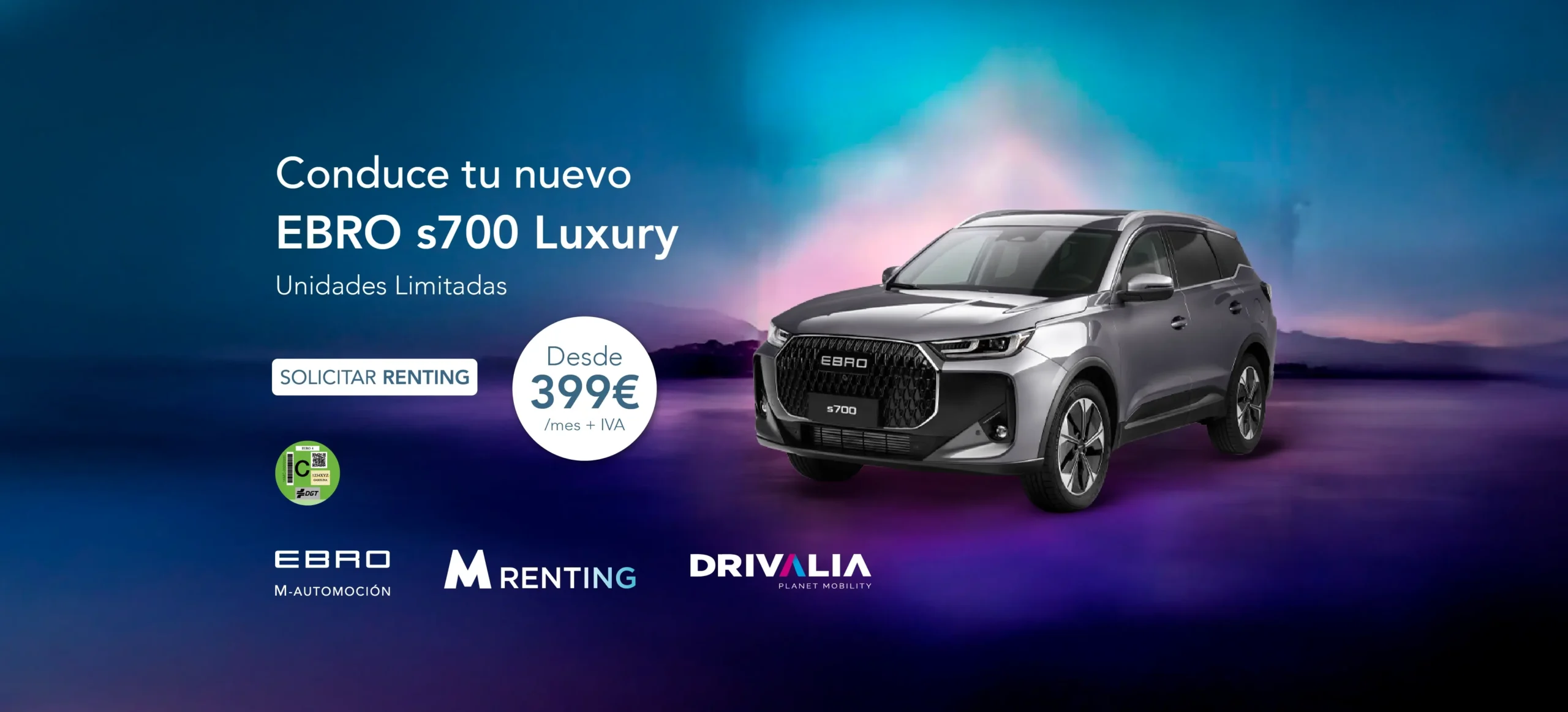EBRO s700 Luxury - Renting desde 399€