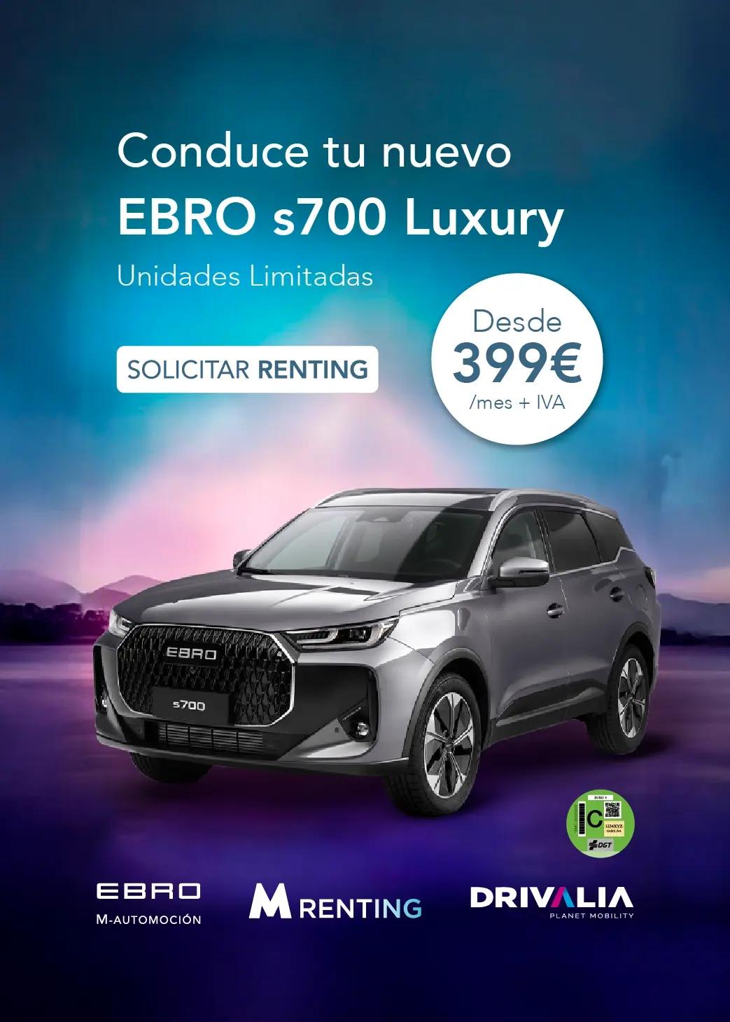 EBRO s700 Luxury - Renting desde 399€ m